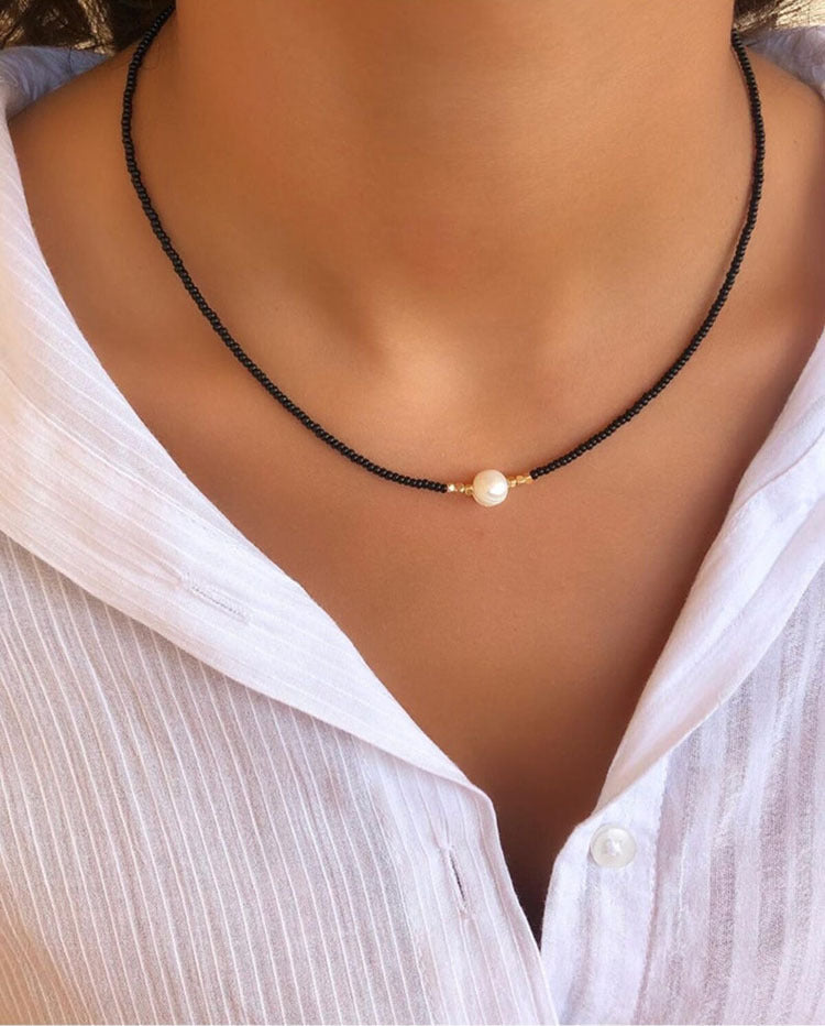 ✨ Zoetwater parelketting (4 kleuropties)