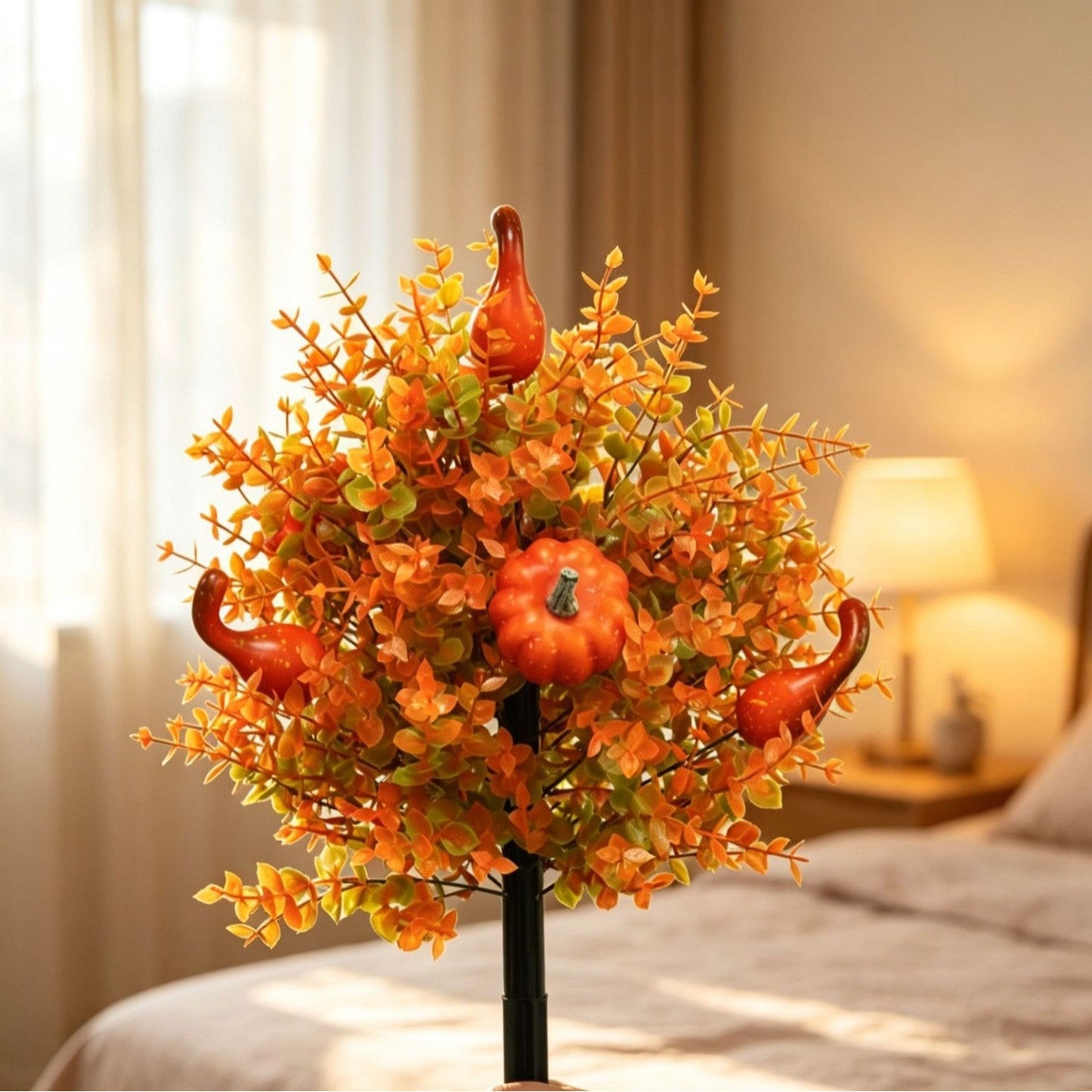 🔥Kunstmatige herfstpompoen-boomsteunen – Breng direct warme herfstgezelligheid in je tuin! ✨🏡