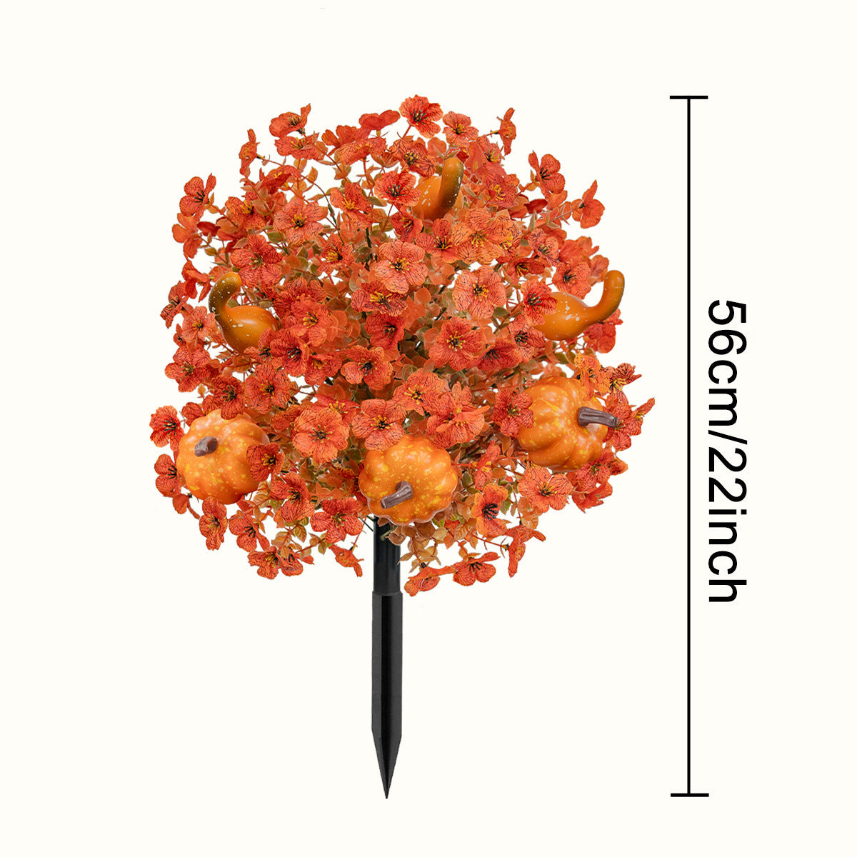🔥Kunstmatige herfstpompoen-boomsteunen – Breng direct warme herfstgezelligheid in je tuin! ✨🏡