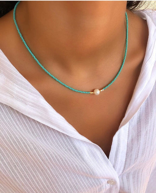 ✨ Zoetwater parelketting (4 kleuropties)