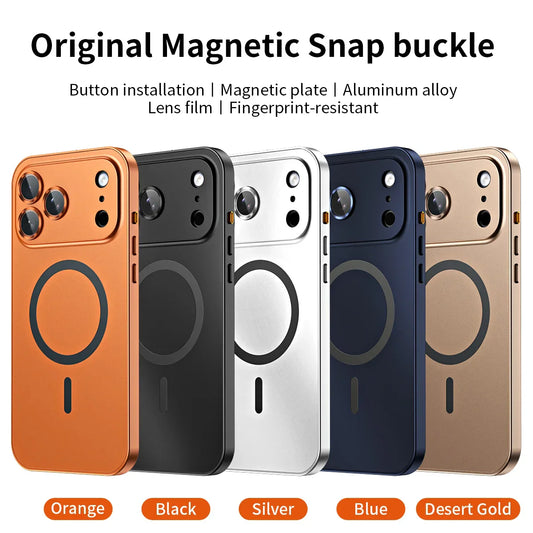 📱Magnetische aluminium metalen beschermhoes voor iPhone