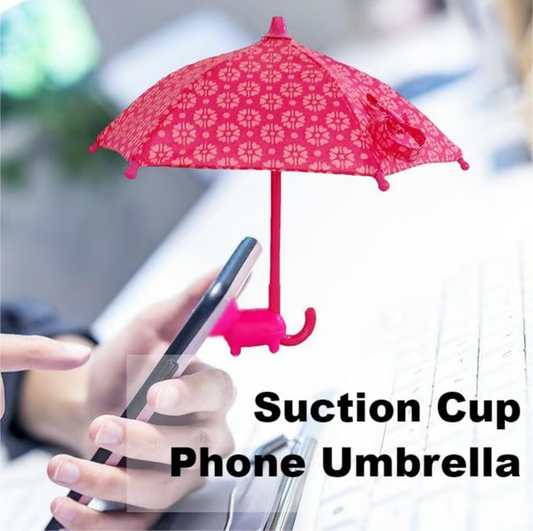 😎Telefoonparaplu met zuignap☂️