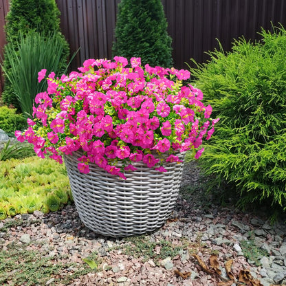 🌸 UV-Bestendige Kunst Petunia's – Altijd Kleurrijke Bloemen, Zonder Onderhoud! 🌿✨