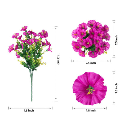 🌸 UV-Bestendige Kunst Petunia's – Altijd Kleurrijke Bloemen, Zonder Onderhoud! 🌿✨