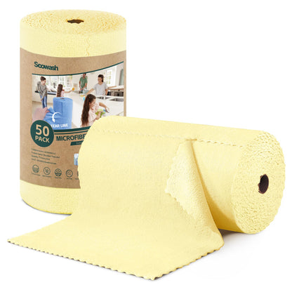 🧼🌀 Microvezel Schoonmaakdoeken Rol