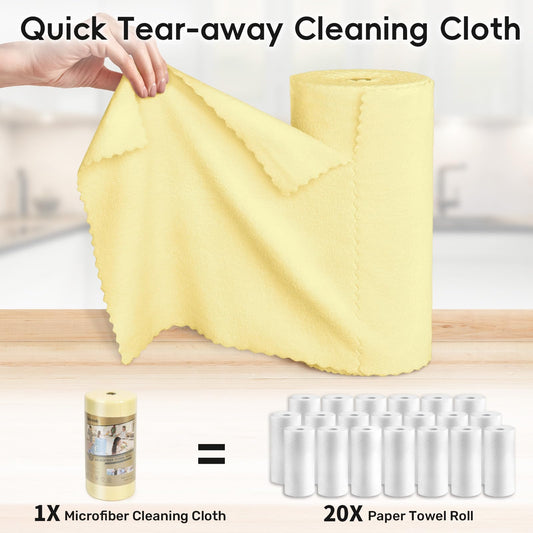 🧼🌀 Microvezel Schoonmaakdoeken Rol