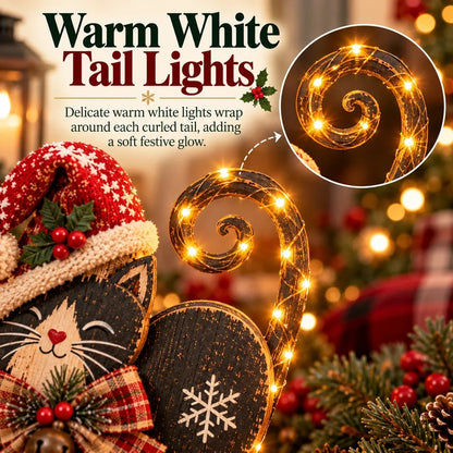 🎄 Vintage kerstkaarten met LED-verlichting – 3 modellen