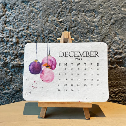 🌱 Milieuvriendelijke Plantbare "Tijdloze" Zaadkalender 2027 ✨