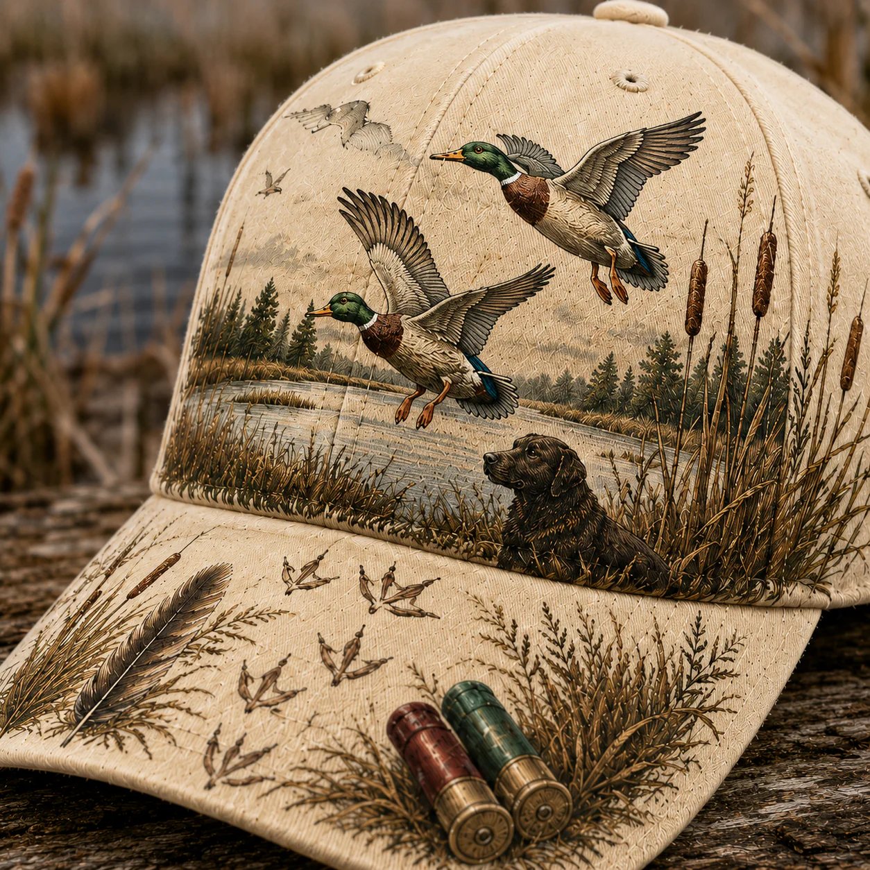 💥SPECIALE AANBIEDING 50% KORTING -🦆 WILD & READY-HOED VOOR DE EENDENJACHT - 100% KATOEN