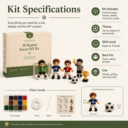 🔥Laatste dag: 50% KORTING Een Creatieve DIY Hobby Voor Echte Voetbalfans! ⚽🌈🪡