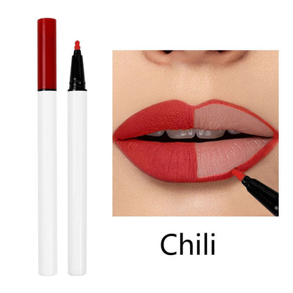 4 Kleuren Vloeibare, Niet-Klevende, Waterdichte Lipliner