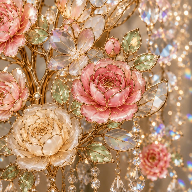 🌈✨Crystal Garden Suncatcher - Laat elke zonnestraal uitbloeien tot een regenboog! 🌸