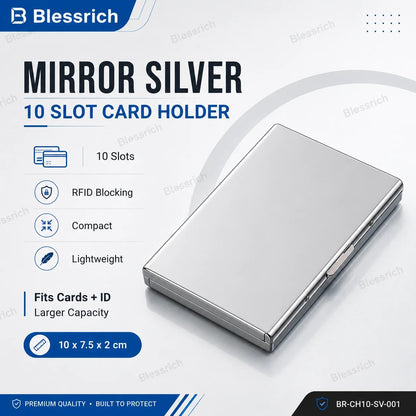 ✨💳 Metalen RFID Kaarthouder – Compact design, slimme organisatie 🔐