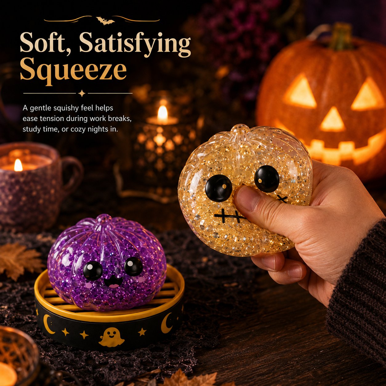 Halloween Verrassings Speelgoed Set – Schattig, Zacht & Leuk 🎃👻✨