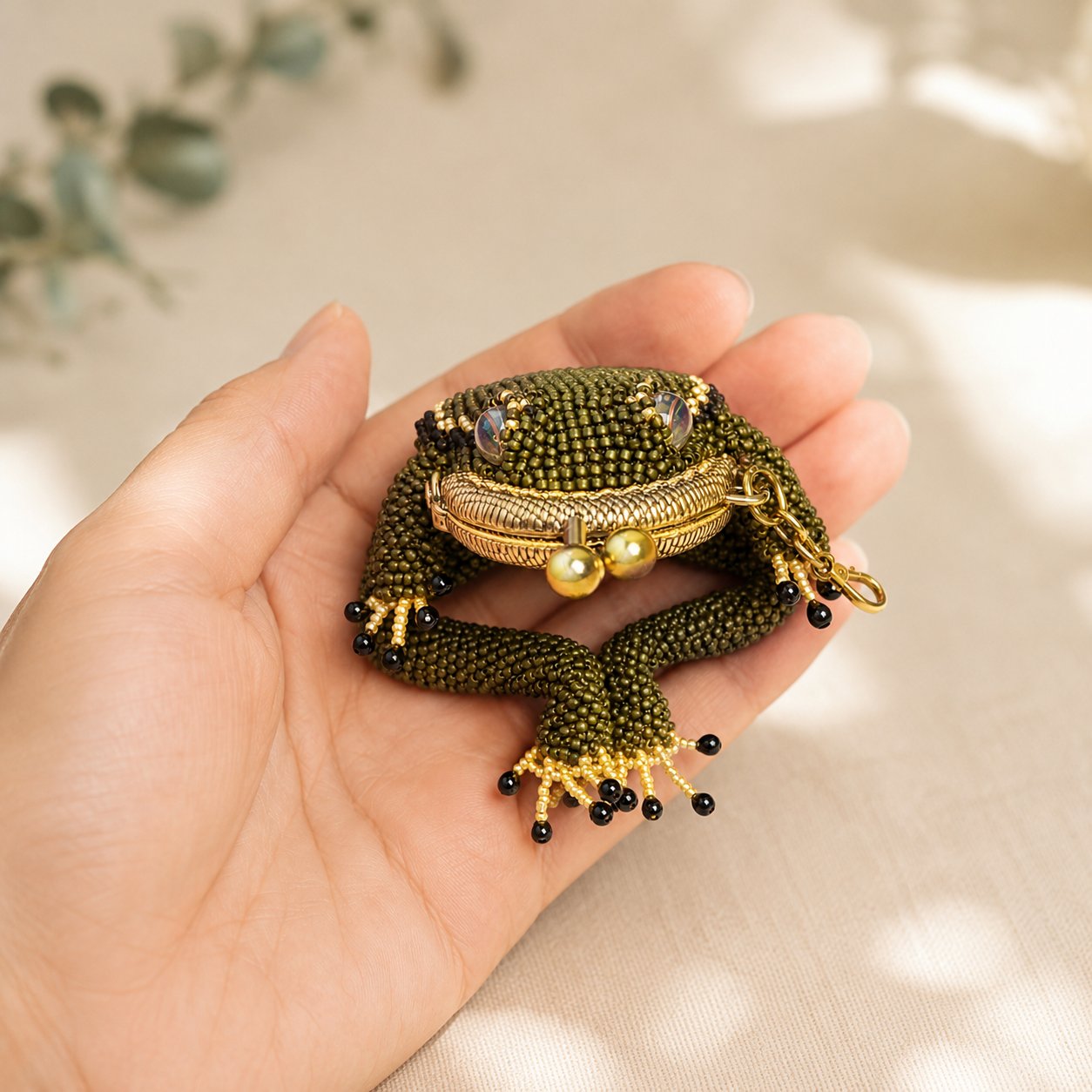 Mini Kikker Portemonnee – Een Klein Accessoire met Grote Charme 🐸✨👜