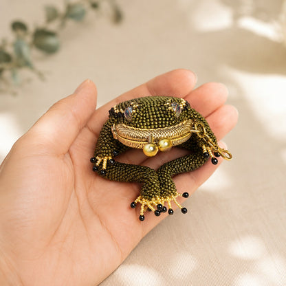 Mini Kikker Portemonnee – Een Klein Accessoire met Grote Charme 🐸✨👜