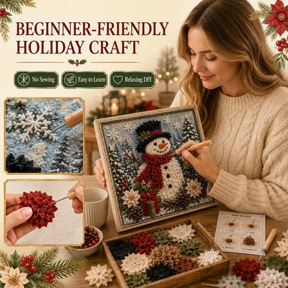 🎁🎅3D-kerststempelset voor stof