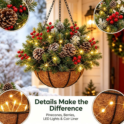 🎄✨ Voorverlichte Kerst Hangmand – Directe Kerstsfeer!