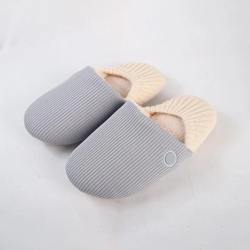 👣 Slimme Verwarmde Pantoffels – Overal Warmte in Huis