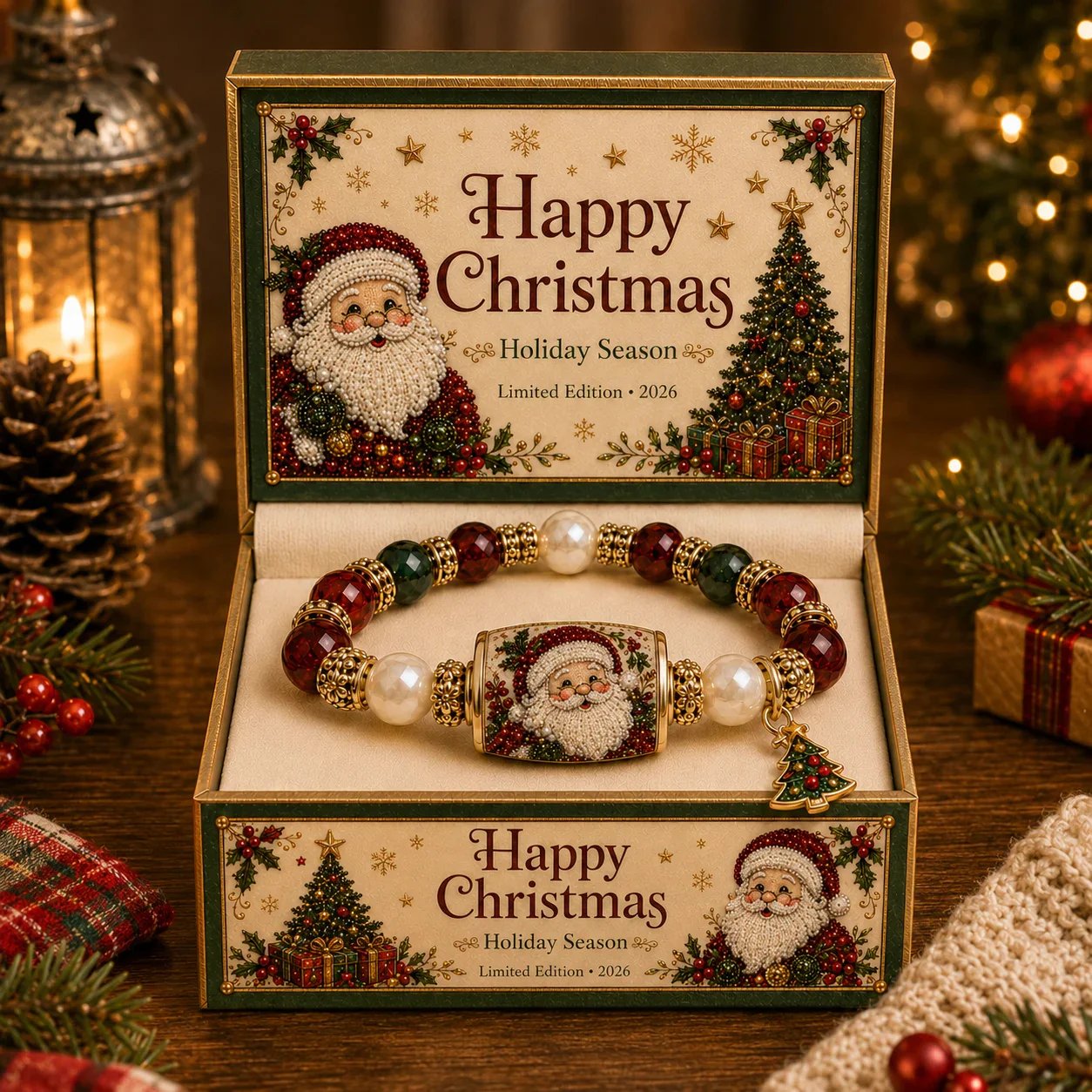 💥 Laatste dag: 50% KORTING – 🎄 Armband uit de Christmas Magic-collectie — Beperkte oplage