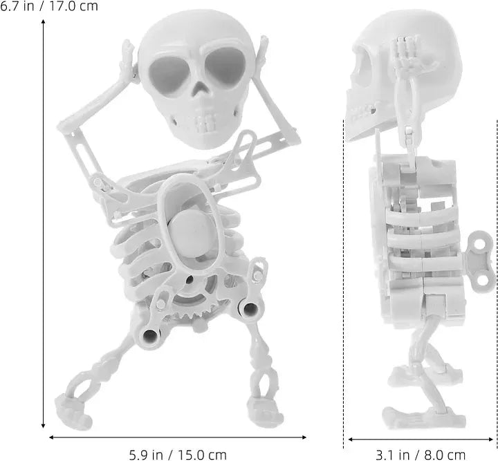 Laat Je Bureau Dansen met Schattige Skeleton Vibes! 🕺💀✨