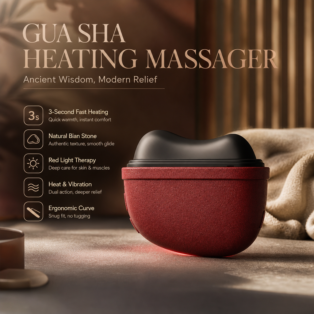 Elektrische Gua Sha-massageapparaat voor gezichtsverjonging & oplaadbaar massageapparaat ✨💆‍♀️