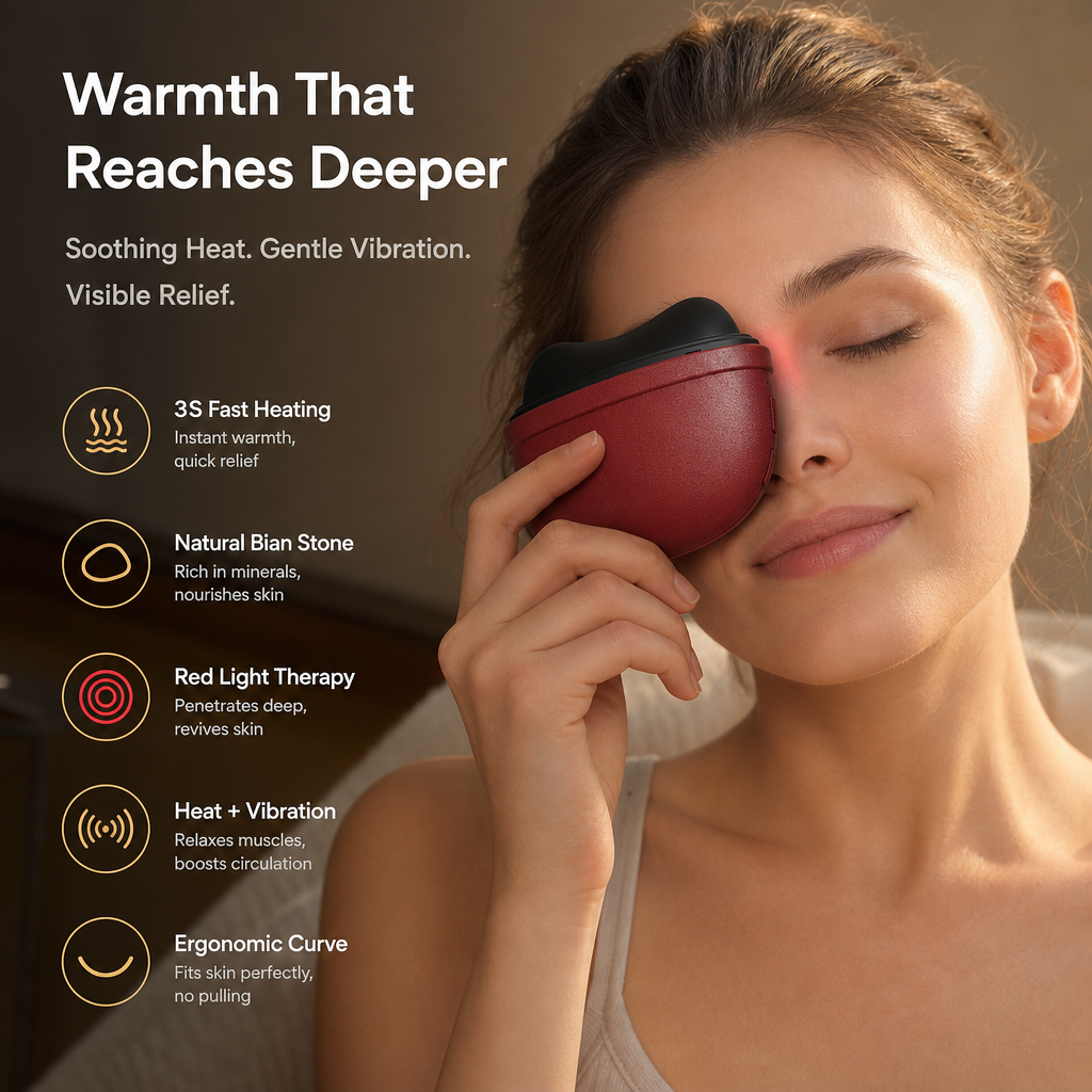 Elektrische Gua Sha-massageapparaat voor gezichtsverjonging & oplaadbaar massageapparaat ✨💆‍♀️