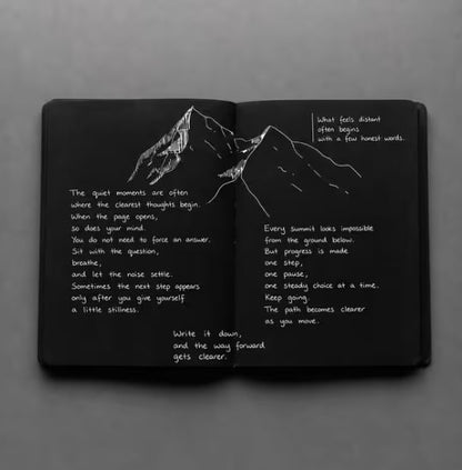 📘 Notedfy Think Blue-notitieboekje – Een andere pagina voor betere ideeën 💙