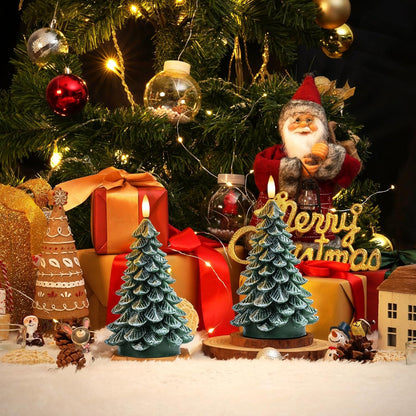 🎄🕯️ LED Kerstboomkaars met Flikkerende Vlam – Breng Warme Kerstsfeer in Huis Zonder Echt Vuur!