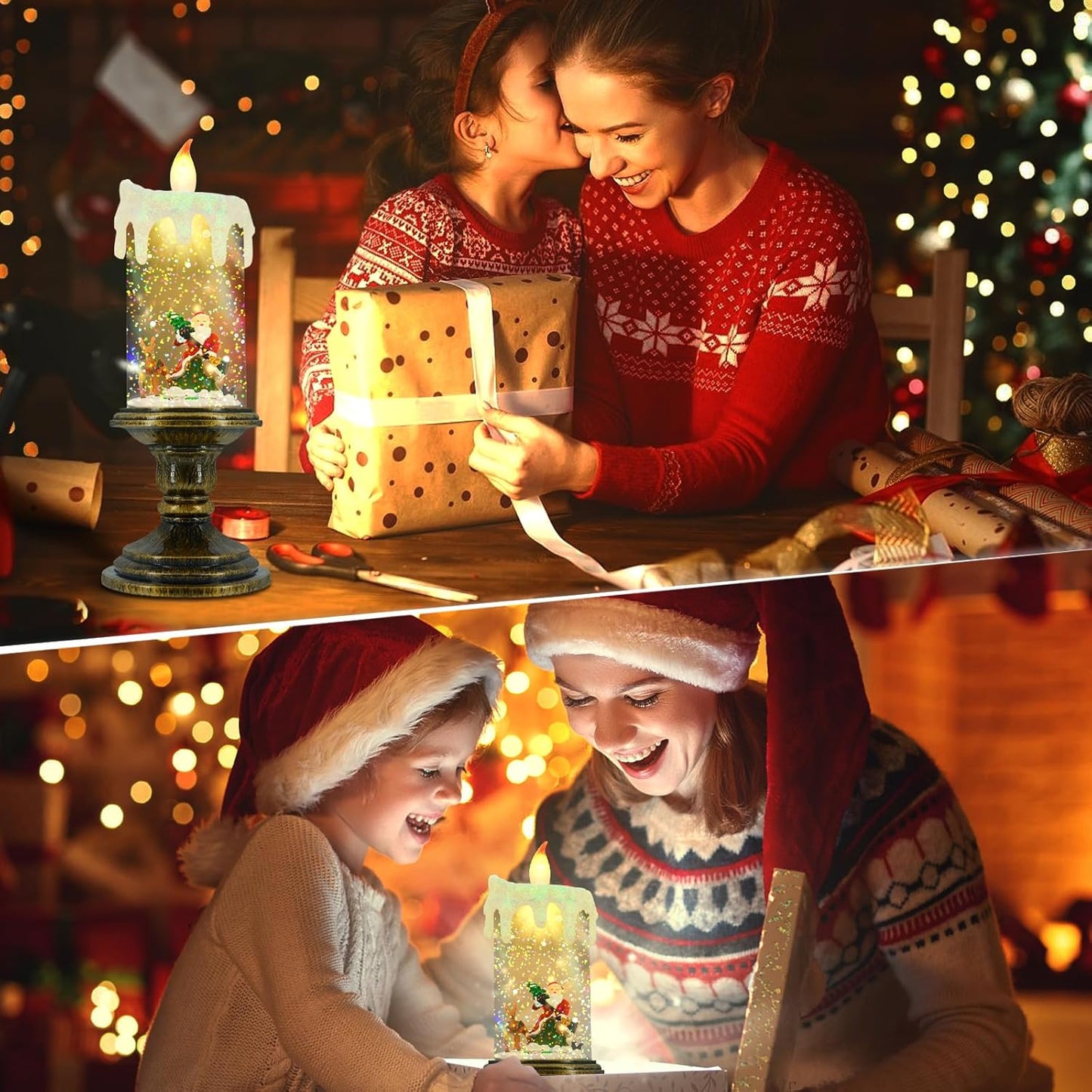 🎅Nachtlampjes voor kerstverlichting💡