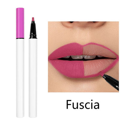4 Kleuren Vloeibare, Niet-Klevende, Waterdichte Lipliner