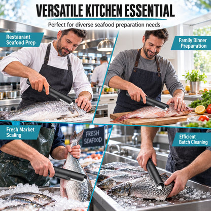 🔪🐠 Elektrische Visschubbenverwijderaar – Krachtige Draadloze Keukenhulp
