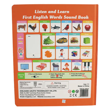 My First English Toy Sound - 470+ woorden, 21 thema's & leuke woordspelletjes! Perfect taalspeelgoed voor kinderen! 🇬🇧🔊