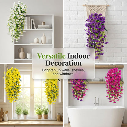 Decoratieve Kunstmatige Winde Hangmand – Vier Seizoenen Bloei 🌸🏡🌿