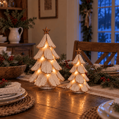 🎄✨ Vintage LED Kerstboom – Breng Nostalgie Tot Leven! 💡