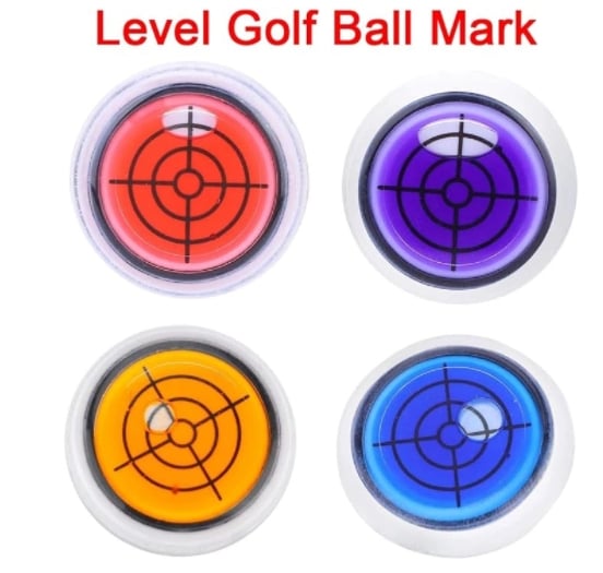 🔥(Golftrainer) Golfbalmarker Ronde dop Clip Mark met waterpasfunctie