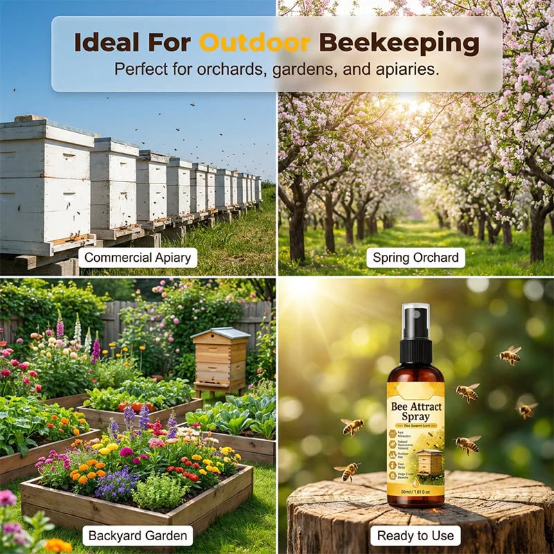 🐝 Natuurlijke Bijenlok Spray – Trek Zwermen Veilig naar Je Bijenkorf! 🌼🍯