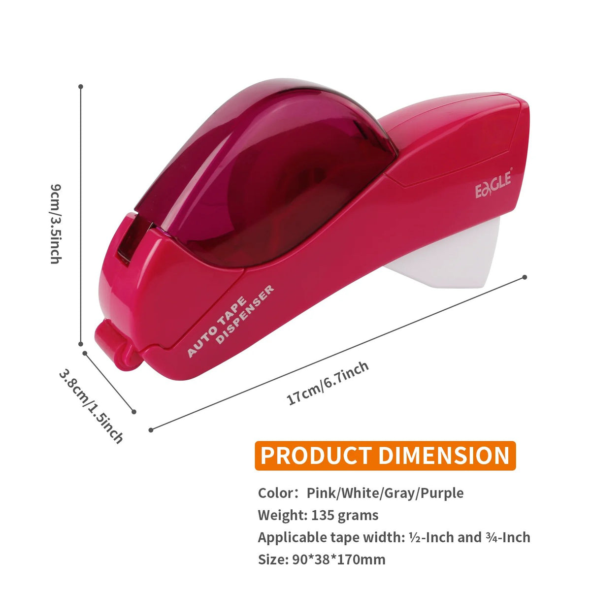 ✂️📦 Automatische Tape Dispenser – Pak In Met Eén Hand!