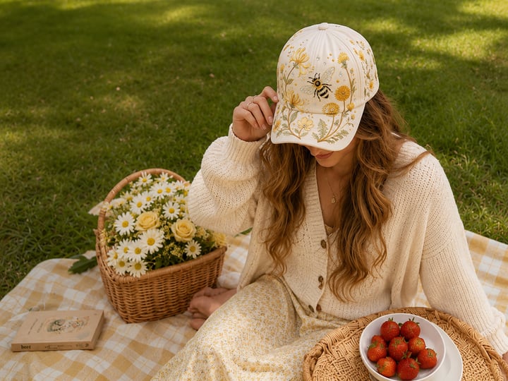 🔥Laatste dag – 50% korting 🌸🌿 Garden Morning Cap