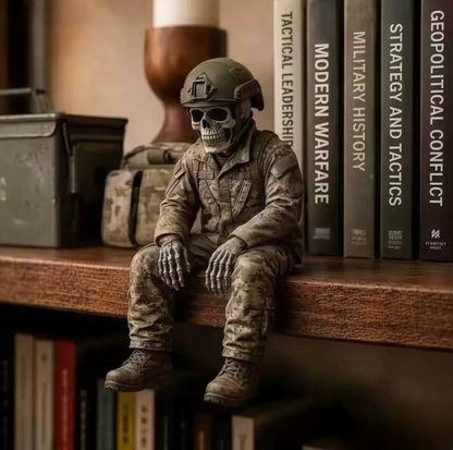 ⚾ Skeletfiguurtje voor op de plank in honkbalstijl – Hij bleef iets te lang in het spel 💀