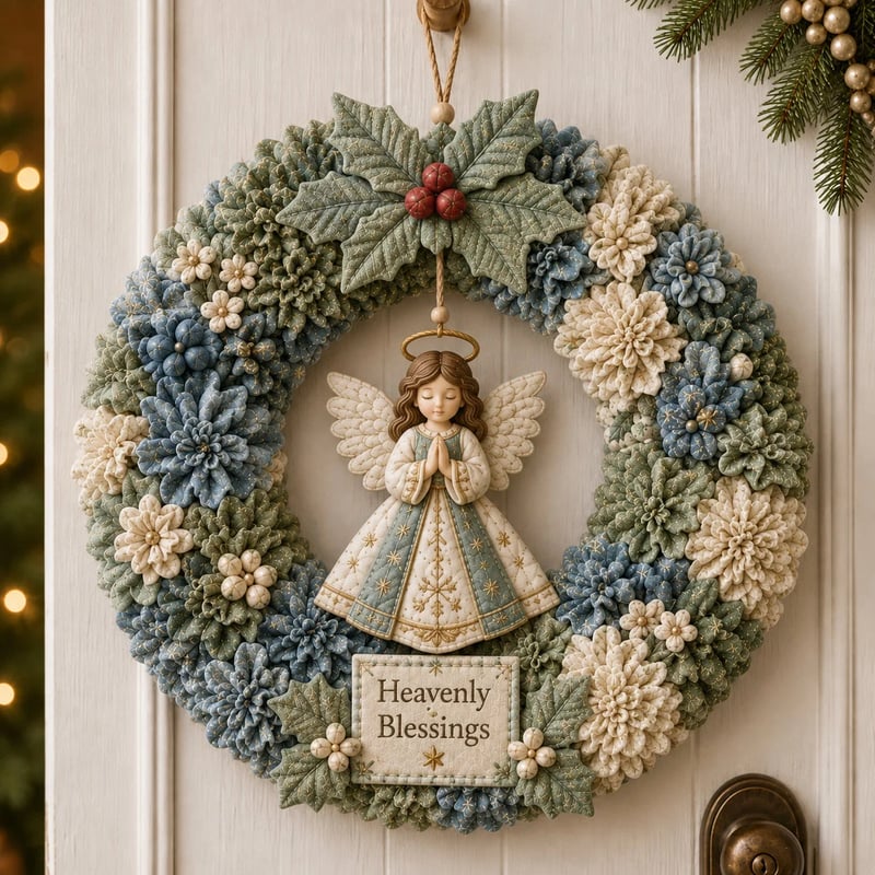 🎄 DIY Kerstkranspakket met prikbordkunst – Handgemaakte kerstdeurdecoratie