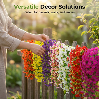 Decoratieve Kunstmatige Winde Hangmand – Vier Seizoenen Bloei 🌸🏡🌿