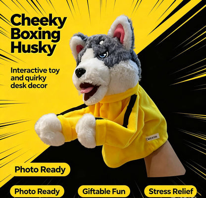 🥊🐶 Gekke Boksende Husky – Eindeloos Interactief Plezier! 😂✨