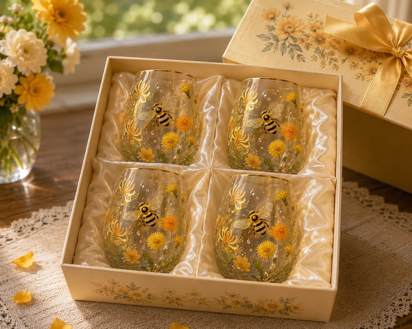 🌸🌿 Limited Edition 2026 Garden Morning Bliss glazen theekopje☀️☕