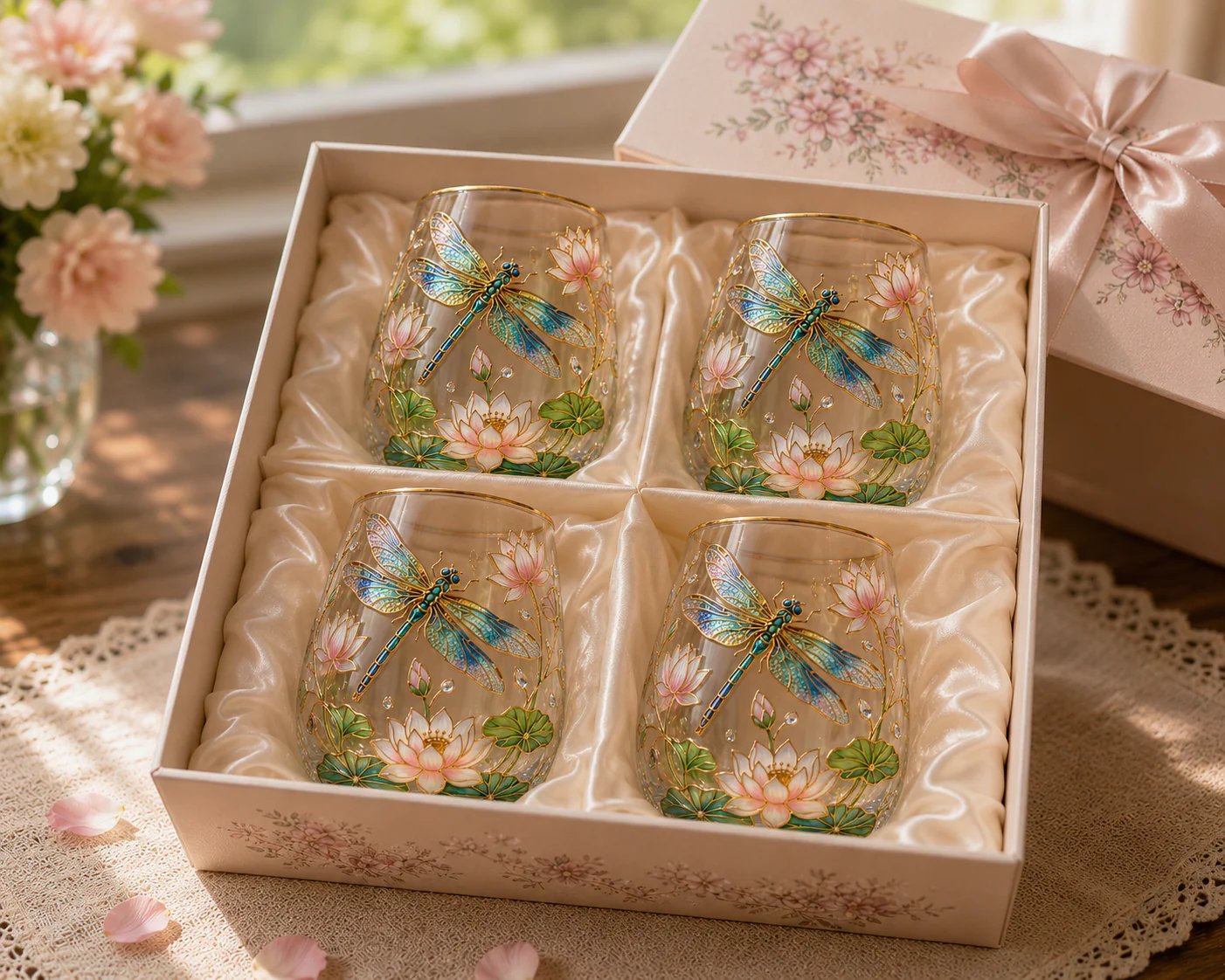🌸🌿 Limited Edition 2026 Garden Morning Bliss glazen theekopje☀️☕