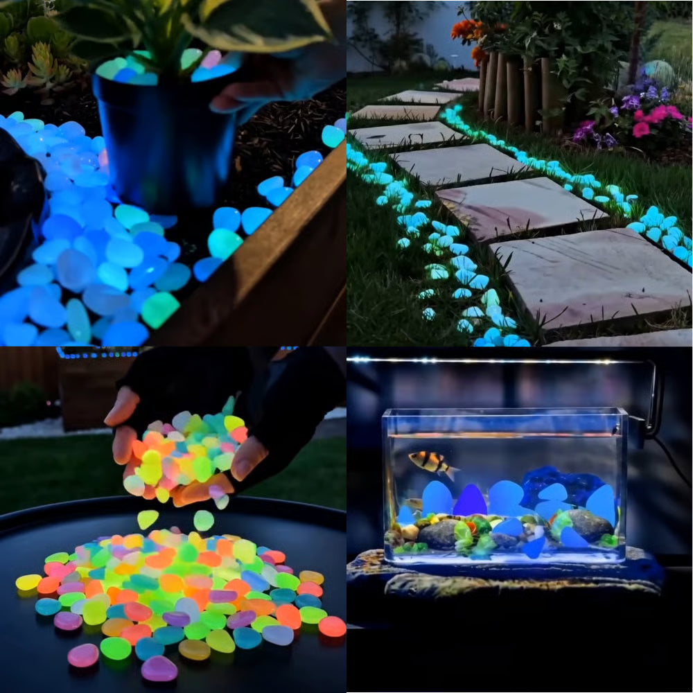 Tover Elke Buitenruimte om tot een Lichtgevend Wonderland! 🌙🐻✨ Kleurrijke glow-in-the-dark tuinsteen