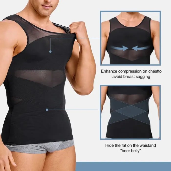 Shaping Tank Vest voor Heren