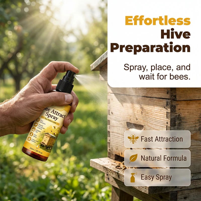 🐝 Natuurlijke Bijenlok Spray – Trek Zwermen Veilig naar Je Bijenkorf! 🌼🍯