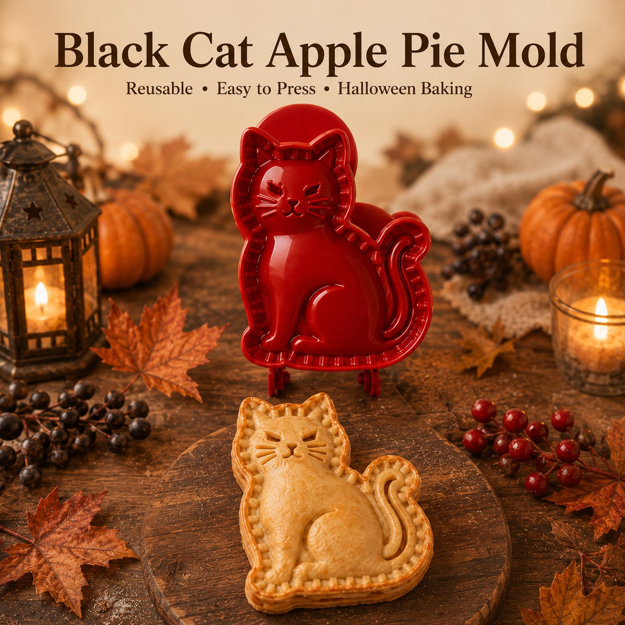 🎃 8-delige set mini-taartvormpjes voor Halloween