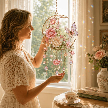 🌈✨Crystal Garden Suncatcher - Laat elke zonnestraal uitbloeien tot een regenboog! 🌸